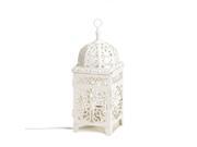 Square Moroccan Electric Table Lamp 14.5 inches