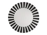 The Jazz Note Round Wall Mirror with Black Glass