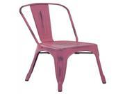 Bristow Armless Chair Antique Pink 4 Pack