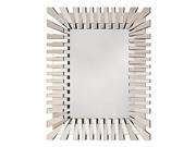 Empire Rectangle Wall Mirror with Glass Frame