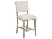 Carson Counter Stool in Linen Fabric