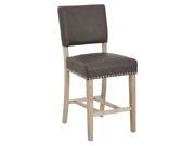 Carson Counter Stool in Elite Pewter Bonded Leather