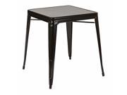 Paterson Metal Table in Black Finish