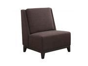 Merge Accent Chair in Milford Java Fabric with Dark Espresso Legs