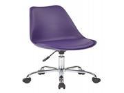 Emerson Student Side Chair With pneumatic Crome base in Purple Finish
