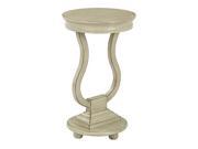 Chase Round Accent Table in Antique Celadon Finish Assembled
