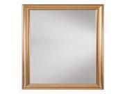 Savoy Rectangle Wall Mirror with Regency Gold Frame