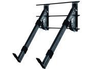 Multi Angle Keyboard Rack Black Slatwall U.S. Standard 16 Inch Arms