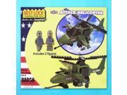 Daron Worldwide Trading BL5561 Attack Helicopter 140 Piece Construction Toy