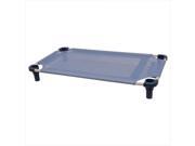 40x40 Pet Cot in Sistine Blue with Sage Legs Unassembled