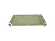 52x30 Pet Cot in Sage with Gray Legs Unassembled