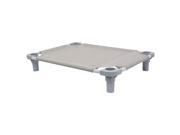 30x22 Pet Cot in Gray with Gray Legs Unassembled