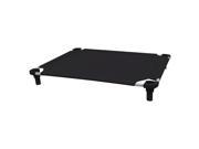 40x30 Pet Cot in Black with Black Legs Unassembled