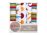 Dr. Seuss ABC 5 Pack Burp Cloth Bundle Box Set