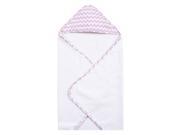 Orchid Bloom Chevron Hooded Towel