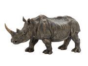 BENZARA 44269 Sturdy and Exclusive Rhino Figurine
