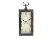 Wd Metal Wall Clock 12 Inches Width 28 Inches Height