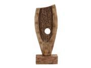 BENZARA 20810 Quirky Wood Carved Abstract 8 W 22 H