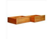 2 Raised Panel Bed Drawers Twin Full Natural Maple