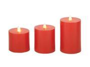 BENZARA 54883 Lovely Set of 3 Flameless Candle with Remote