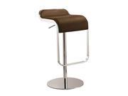 Fine Mod Imports Lem Bar Stool Chair Brown
