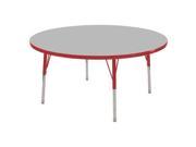 30 Round Table Grey Red Toddler Swivel