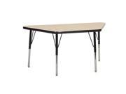 24 x48 Trap Table Maple Navy Toddler Swivel