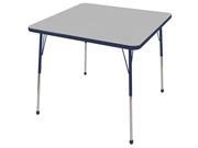 48 Square Table Grey Navy Toddler Ball