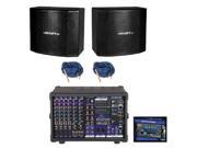 900W Professional P.A. Mixer Package Includes SDR 3 SD card recoder and 4 UHF mics mod 2 VX 12 and 2 PTP cables