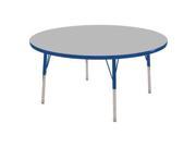 30 Round Table Grey Blue Toddler Swivel