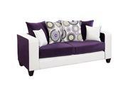 Riverstone Implosion Purple Velvet Sofa