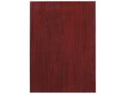 30 x 42 High Gloss Mahogany Resin Table Top with 2 Thick Drop Lip
