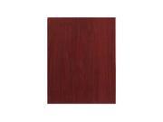 24 x 30 High Gloss Mahogany Resin Table Top with 2 Thick Drop Lip