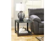 Square End Table Gray