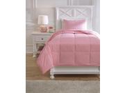 Twin Comforter Set Pink