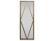 Accent Mirror Gold Finish