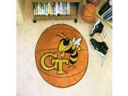 Georgia Tech Basketball Mat 27 diameter