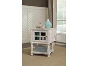 Chair Side End Table White