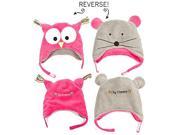 Owl Mouse Reversible Kid s Winter Hat Small