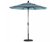 7.5 Aluminum Market Umbrella Push Tilt Bronze Sunbrella Dolce Oasis