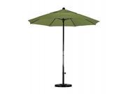 7.5 Complete Fiberglass Market Umbrella P Open Black Sunbrella Spectrum Cilantro