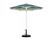 7.5 Fiberglass Market Umbrella PO DVent White Sunbrella Seville Seaside