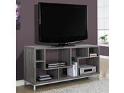 DARK TAUPE RECLAIMED LOOK 60 L TV CONSOLE