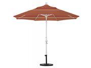 9 Aluminum Market Umbrella Collar Tilt Sand Sunbrella Dolce Mango