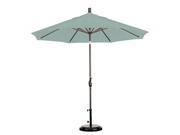 9 Aluminum Market Umbrella Push Tilt Bronze Sunbrella Spa