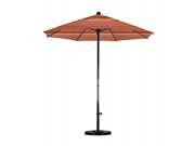7.5 Complete Fiberglass Market Umbrella P Open Black Sunbrella Dolce Mango