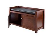 2 Pc Hall Storage Bench with Cushion Seat