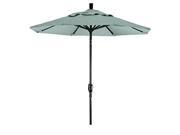 7.5 Aluminum Market Umbrella Push Tilt M Black Sunbrella Spa