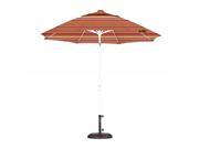 9 Fiberglass Market Umbrella Collar Tilt M White Sunbrella Dolce Mango