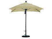 6 Fiberglass Market Umbrella PO DVent Bronze Sunbrella Ses.Linen